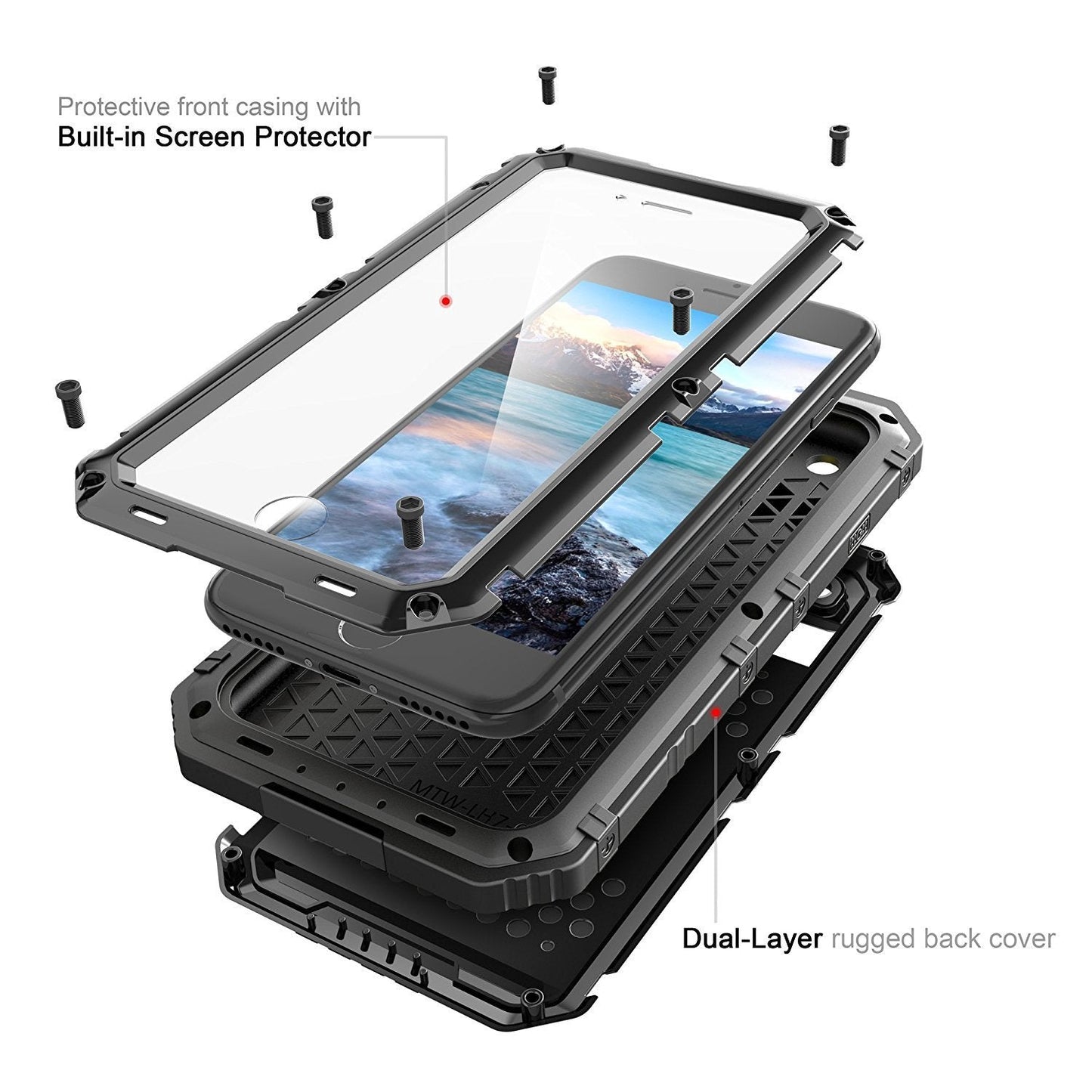 Compatible With Waterproof Mobile Case Diving Protection Cover Anti-fall Waterproof And Dustproof Outdoor Shell