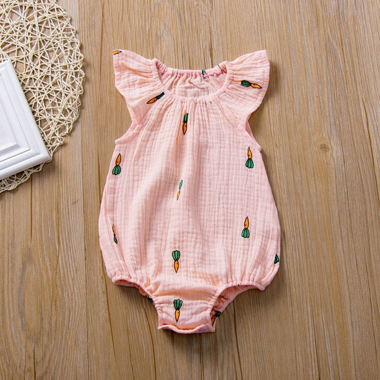 Flying Sleeves, Ass, Climbing Clothes, Children's Clothing, Infants