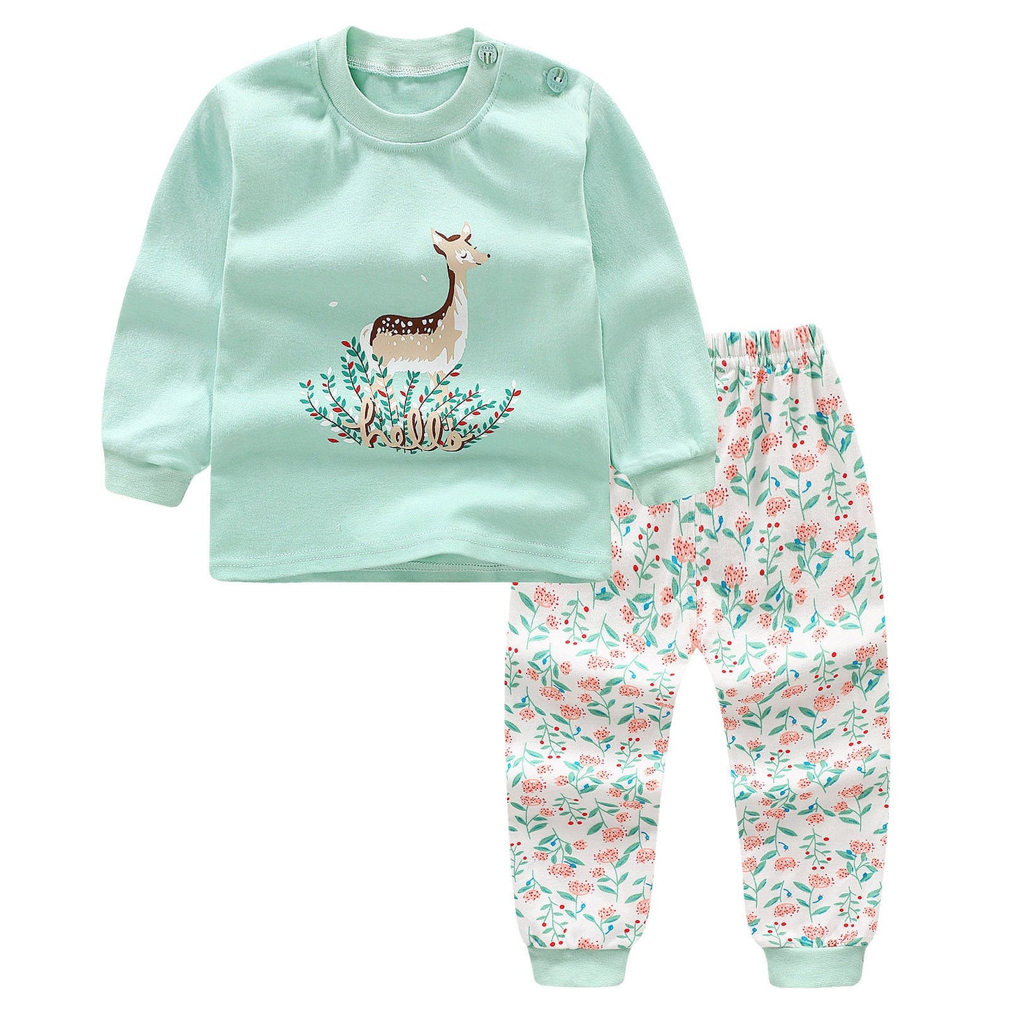 Children's Underwear Set, Two-piece Cotton Set