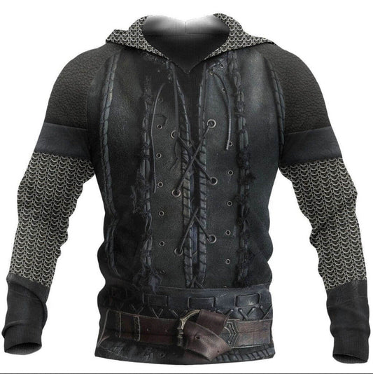 Youth Plus Size 3D Long Sleeve Hoodie