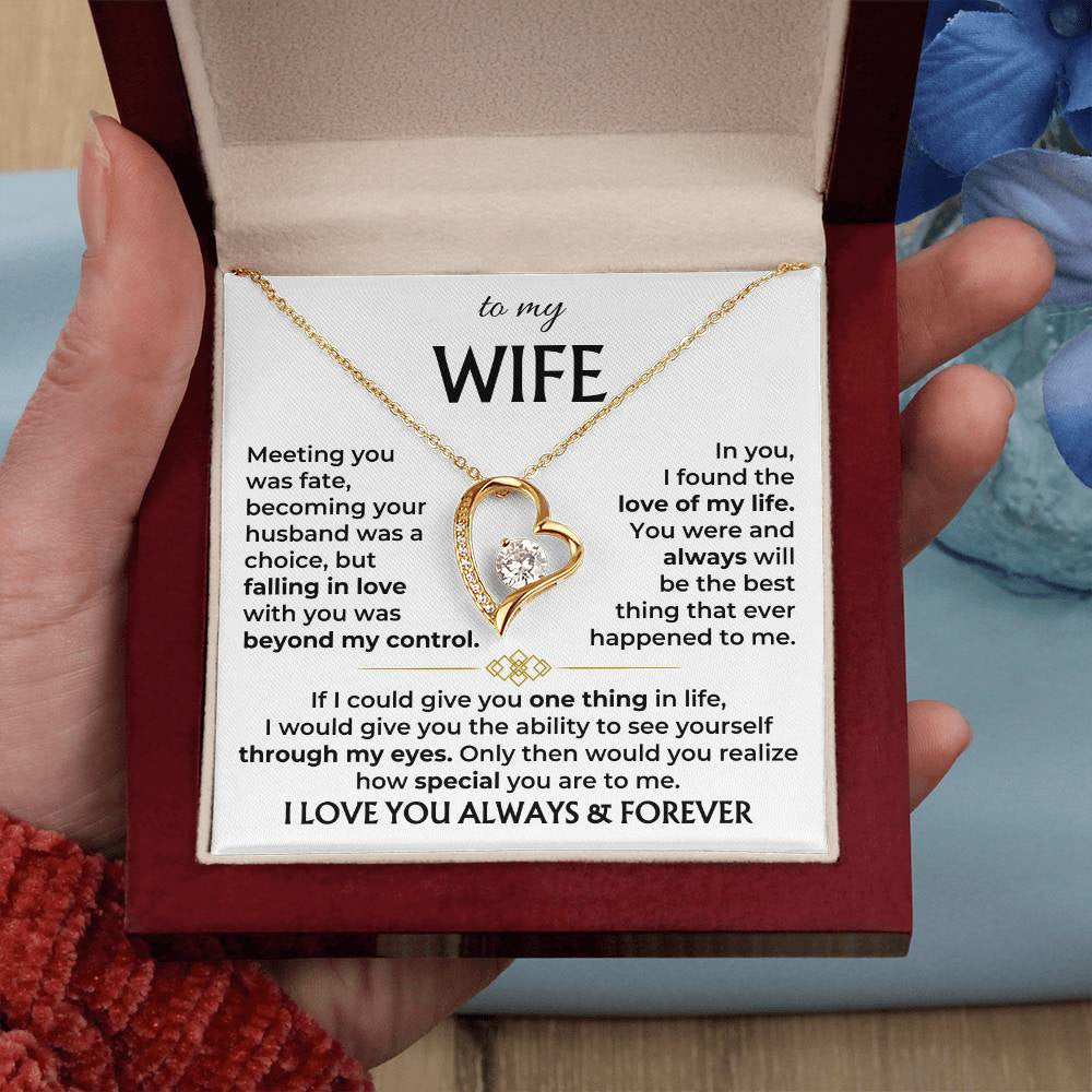 Hollow Love Necklace Pendant Valentine's Day Wife Gift