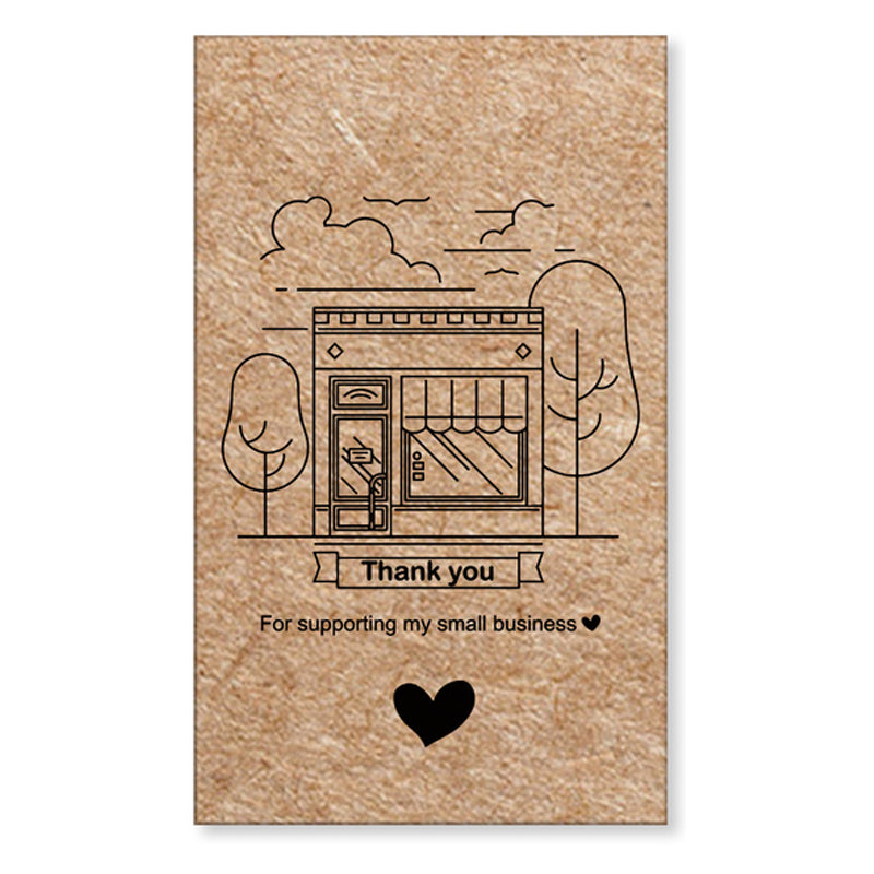 English Holiday Thank You Simple And DIY Creative Greeting Card