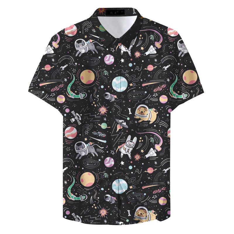 European And American Nightclub Plus Size Breathable Shirt