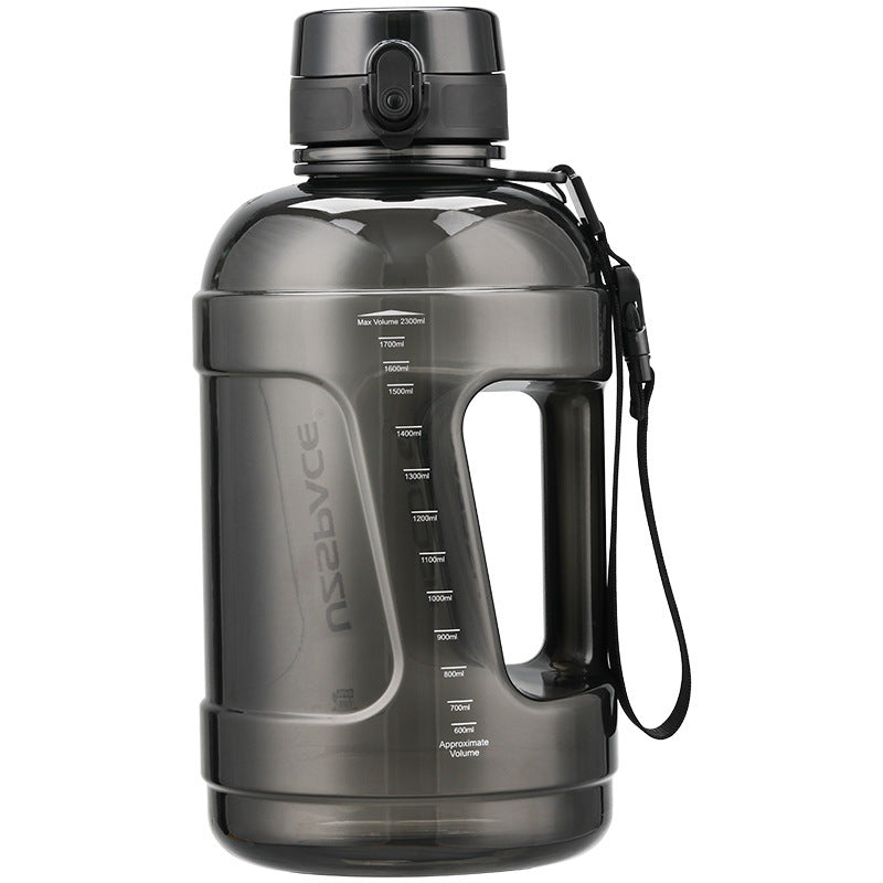Stylish And Personalized Water Bottle With Big Belly Cup